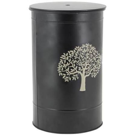 Coffre de stockage granulés Arbre Noir QUIRIN BOIS